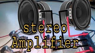 how to make stereo Amplifier/paano gumawa Ng stereo Amplifier