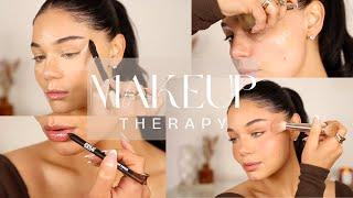 Calming Fall Makeup Tutorial Makeup Therapy  glowy & relaxing