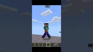 Minecraft tutorial how to speed bridging in Minecraft pocket edition 