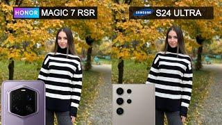 Honor Magic 7 RSR porche Desing VS Samsung Galaxy S24 Ultra Camera test