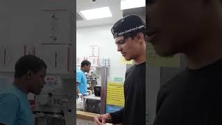 Ashton Gets Bacon Donut! #fyp #donut #funny #viralvideo #bacon #myrtlebeach #ashtonmoreno #hilarous