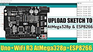 Uploading Sketch to UNO R3 + WiFi ATmega328P+ESP8266