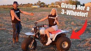 Giving My NEW Girlfriend a 3-WHEELER!