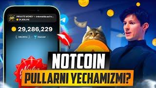 NOTCOINDAN QACHON PUL YECHAMIZ ? | Notcoin listing | Airdrop orqali sarmoyasiz pul ishlash 2024