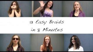 13 Easy Braids in 8 Minutes