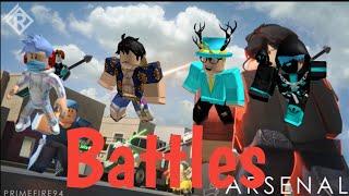 Heri RBLX Vs Zqweeka RBLX Vs Coboi RBLX Vs Haikal RBLX in ARSENAL  -ROBLOX