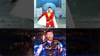 TOR vs SHAZAM KIM KUCHLI |Uzbek Tilida #marvel #dc #uzb #shorts