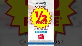 GET HALF PRICE OFF VITAMINS AT CHEMIST WAREHOUSE!