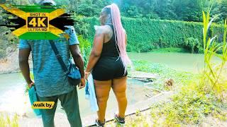 JAMAICA WALK BY | Walking Full Tour Of THE BOG WALK TUBE TRAGEDY (40 Men Passed Away That Day) 4K