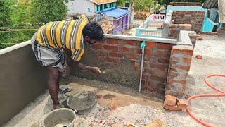 Handwall Plastering_Roof Brick Handwall Plastering with Cement|Brickwall Plastering Construction