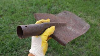 Secret of the old shovel!!! Genius idea!
