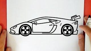 COMO DIBUJAR UN CARRO LAMBORGHINI