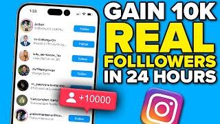 How To Grow on Instagram From 0-10K Followers in 24 HOURS (NEW ALGORITHM)