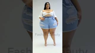 Latest Plus Size Fashion For Curvy Women Fashion Jeans Short Dress