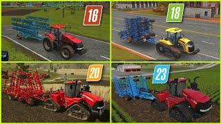 FS16 vs Fs18 vs Fs20 vs Fs23 Gameplay