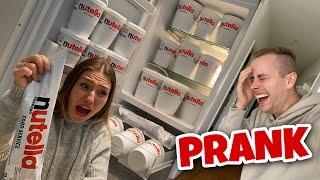 50 kg NUTELLA PRANK an Bibi 