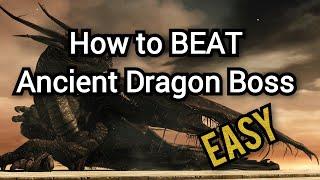 DARK SOULS™ II - How to Kill Ancient Dragon Boss Easy Way