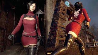 Ada Wong Best Costume in Resident Evil 4 Remake Separate Ways 4K