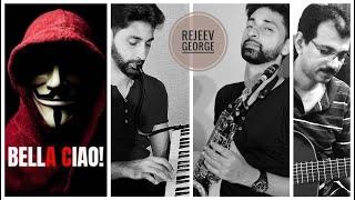 BELLA CIAO - LA CASA DE PAPEL | REJEEV GEORGE | SAXOPHONE | MELODICA COVER