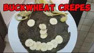 #vegangsta #buckwheat Vegangsta makes  buckwheat crepes