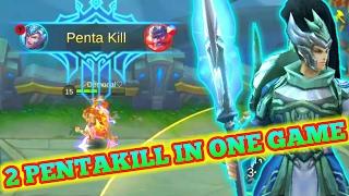 2 PENTAKILL IN ONE GAME | ZILONG FIRST GEN MLBB | Yun Zhao