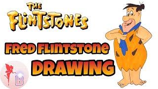 Fred Flintstone Drawing | The Flintstones #Shorts #fredflintstone #theflintstones