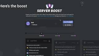 how to setup your boost channel and role (and some perk)