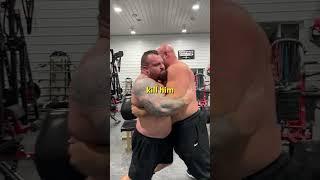 PLANET OF THE APES #shorts #strongman #funny #eddiehall #brianshaw