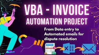 VBA- From Data Entry to Automated Emails: Build a VBA UserForm for Invoice Data Entry