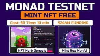 Monad Testnet Airdrop - MINT NFT FREE MonAI & MAGICEDEN