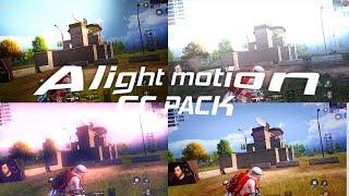 PUBG CC PRESET PACK LINK/XML | ALIGHT MOTION PACK