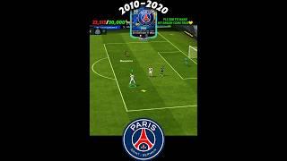 PSG Club Evolution | #fifa #fifamobile #fcmobile #viral #football #soccer #france #paris