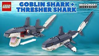 Goblin + Thresher Sharks LEGO 31088 MOC Alternate Digital Build