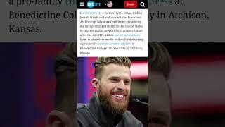 Bishop Strickland, Archbishop Cordileone defend Harrison Butker amid onslaught of media attacks