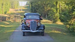 Jerry's 1934 Ford Sedan Surprise! First drive in 45 years!