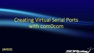 Creating virtual COM ports with com0com