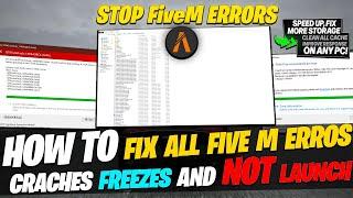 FiveM - How To FIX FiveM ERRORS And CRASHES (2024)