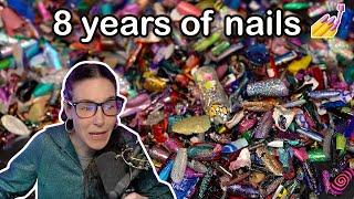 I kept these nail peelies for 8 YEARS in my Peely Bag + Reacting to my old videos