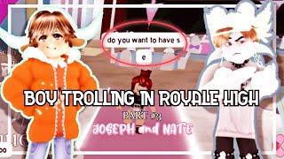 Boy Trolling in Royale High (it got really bad) PART 3 | Roblox ft. @•BearyCute•