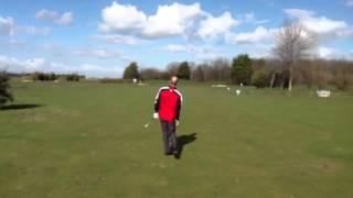 Manston Golf Centre - Aaron Galbraith PGA, how to play the 9th (8)