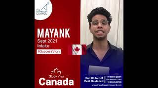 Canada Student Visa  approved after One Refusal with the hardwork of The Admission Council team.