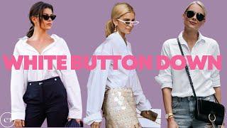 How to Style a White Button Down Shirt + Tips for your Body Type