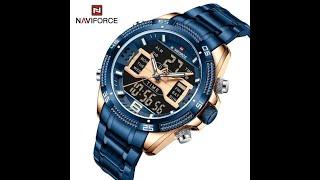 Naviforce 9201 Blue Chain Watch || Easy Shopping Zone || Bangla Watch Tutorial ||