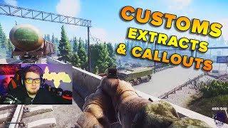 CUSTOMS EXTRACTION & CALLOUT GUIDE | Escape From Tarkov | TweaK