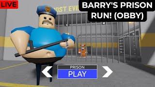  Roblox [UPGRADE] BARRY'S PRISON RUN! Live Stream