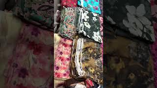AL GELAAN Fabric Digital Printed Bana Dora Lawn with pure Bamber Chiffon Dupatta