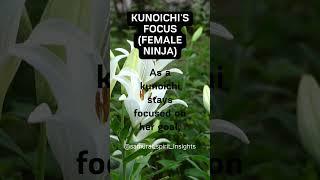 Kunoichi's Focus Female Ninja #samurai #ninja #selfimprovement