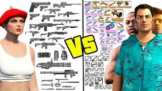 GTA Online vs GTA Trilogy · All Weapons and Sounds in 123 Seconds