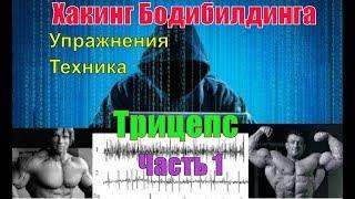 Как накачать Трицепс. Лучшие упражнения. Техника. Часть 1. Хакинг Бодибилдинга