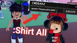 GIVING PEOPLE CLOTHES USING ADMIN COMMANDS!